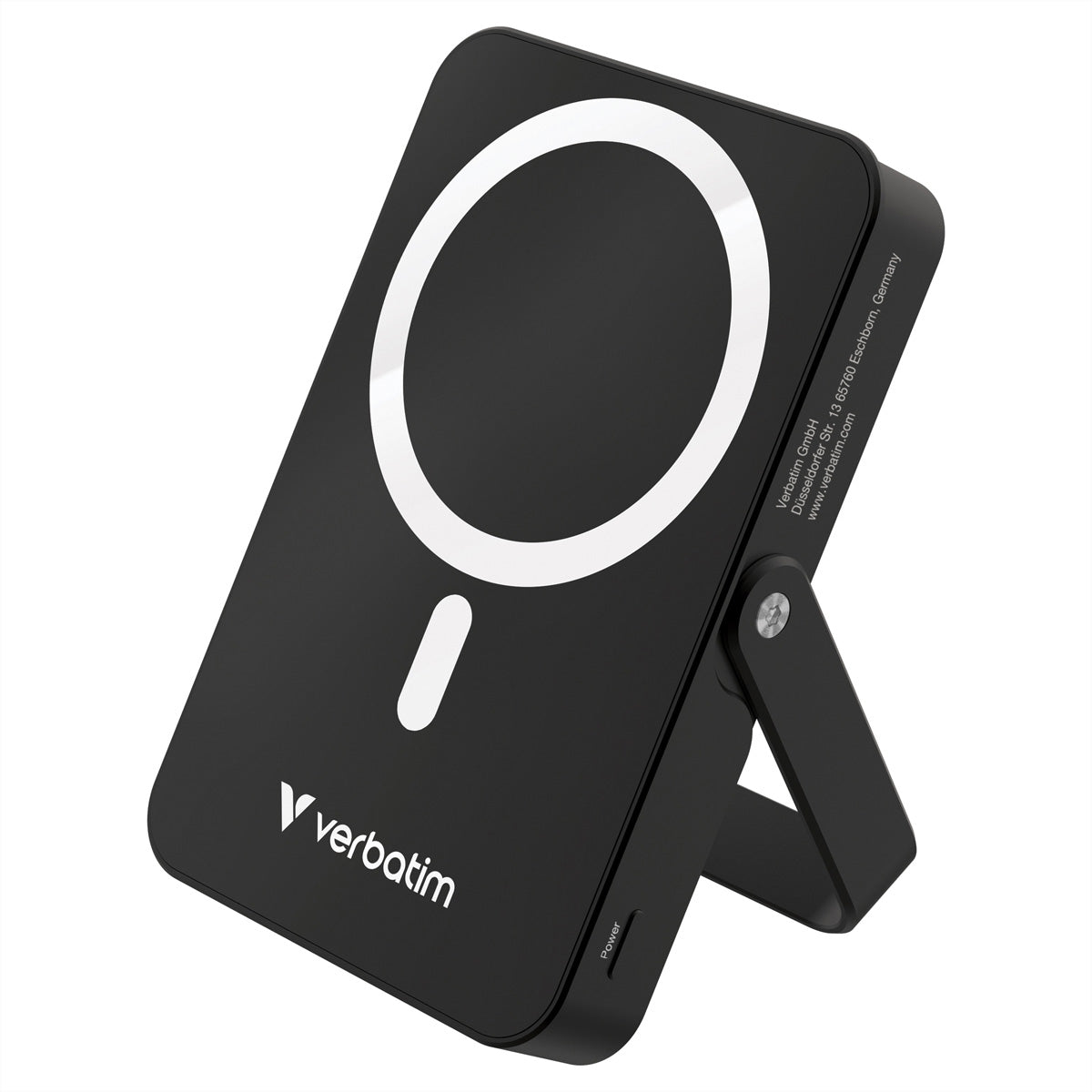 Verbatim MagSafe Powerbank 10'000 mAh – 20 W PD, 15 W MagSafe, 1× USB-C, schwarz
