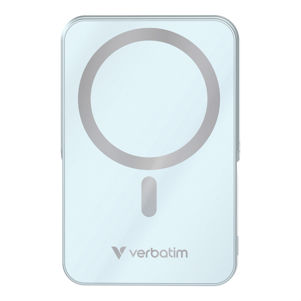 Verbatim MagSafe Powerbank 10'000 mAh – 20 W PD, 15 W MagSafe, 1× USB-C, blau