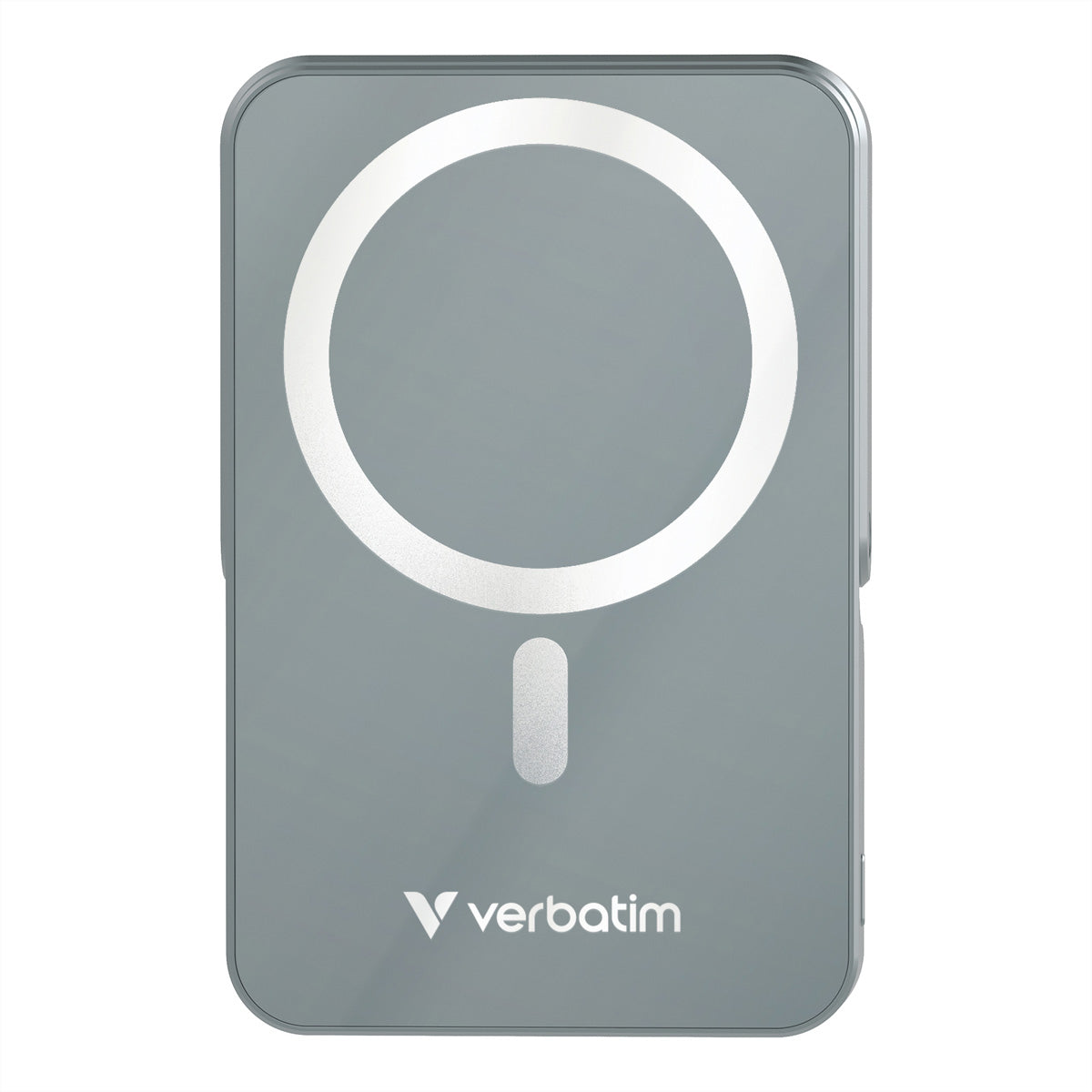 Verbatim MagSafe Powerbank 10'000 mAh – 20 W PD, Wireless 15 W, 1× USB-C, Grau