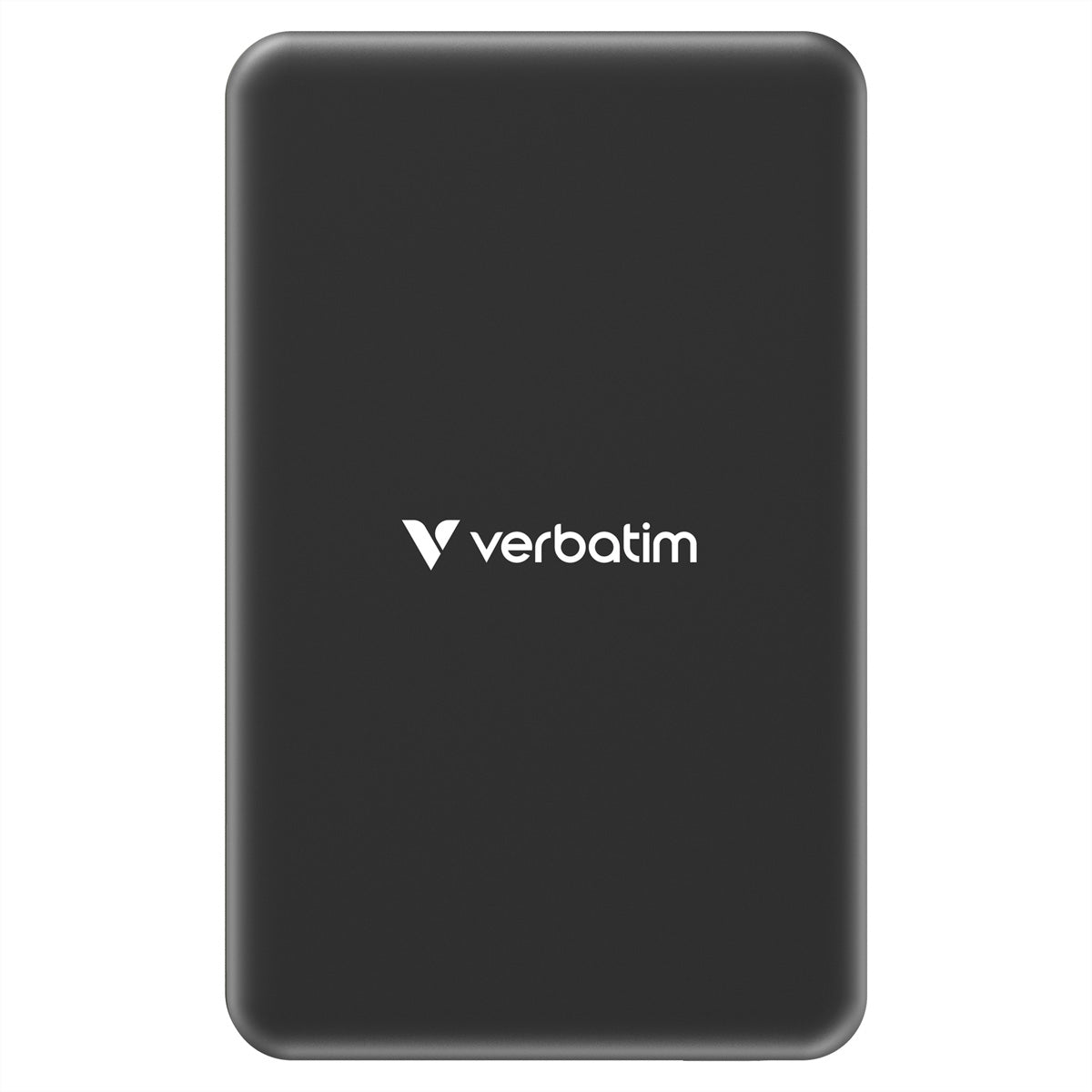 Verbatim MagSafe Powerbank 5'000 mAh – 20 W PD, Wireless 20 W, 1× USB-C, 1× USB-A, schwarz
