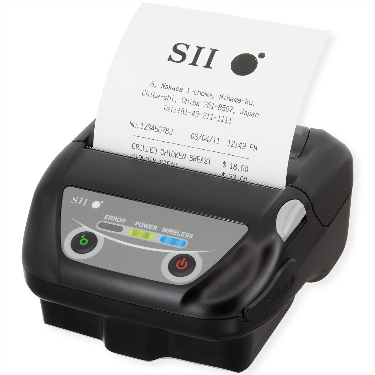Seiko instruments gmbh Seiko Instruments MP-B30 – Mobiler Thermodrucker, 80 mm, 127 mm/s, USB/Bluetooth