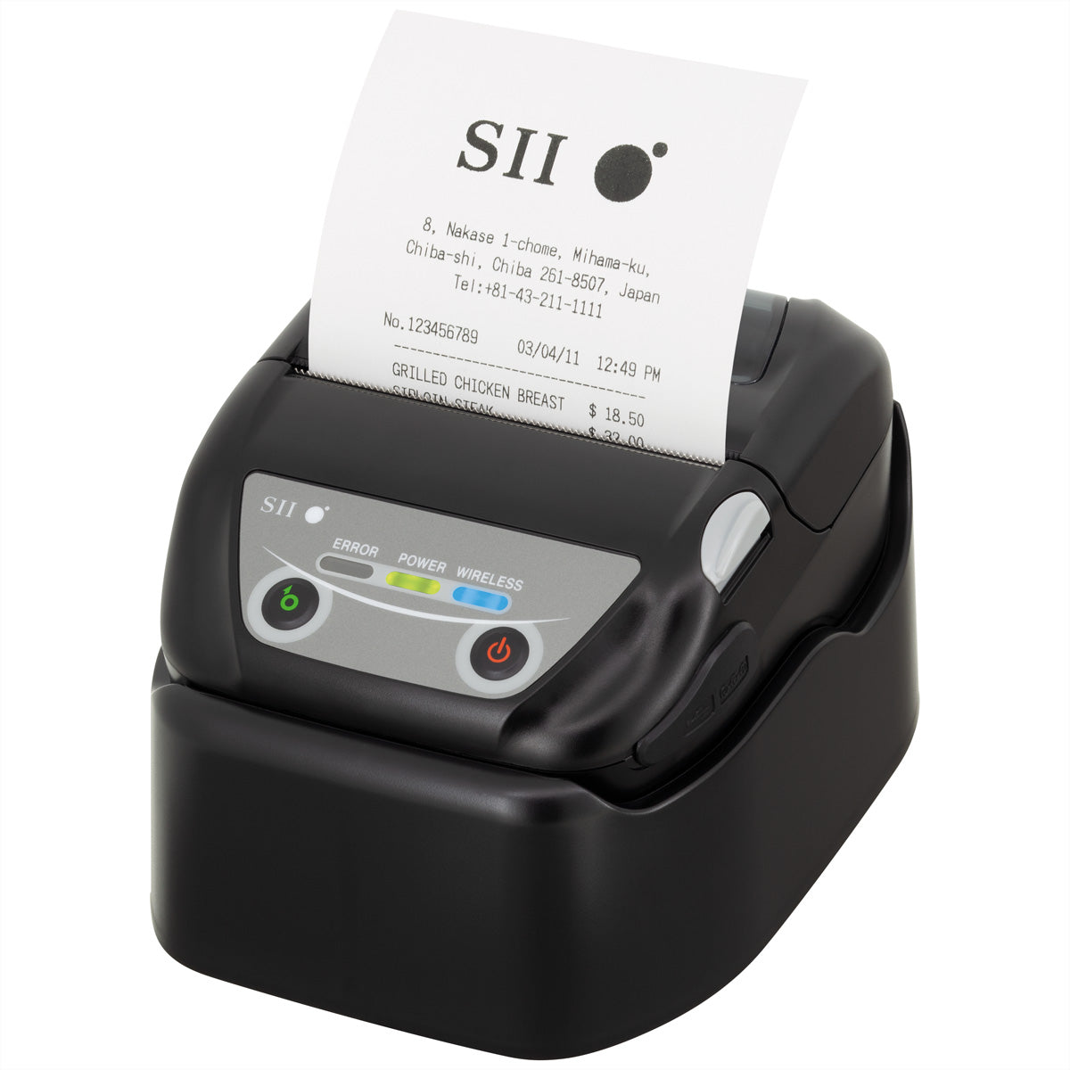Seiko instruments gmbh Seiko Instruments MP-B30 – Mobiler Thermodrucker, 80 mm, 127 mm/s, Bluetooth