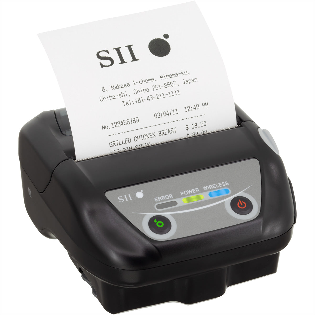 Seiko instruments gmbh Seiko Instruments MP-B30 – Mobiler Thermodrucker, 80 mm, 127 mm/s, Bluetooth