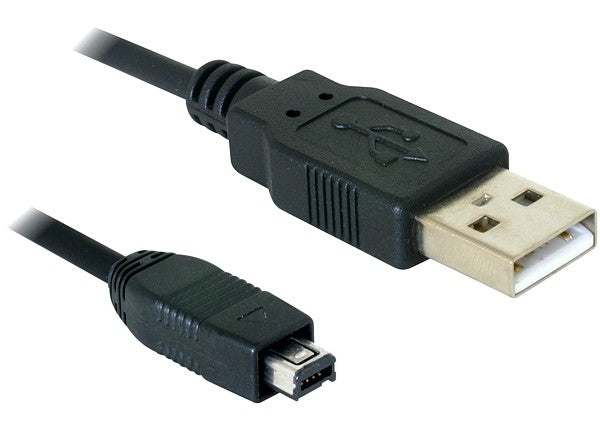 DeLOCK USB-A auf Mini-USB-B Kabel – USB 2.0 (480 Mbit/s) – 1,5 m – Schwarz