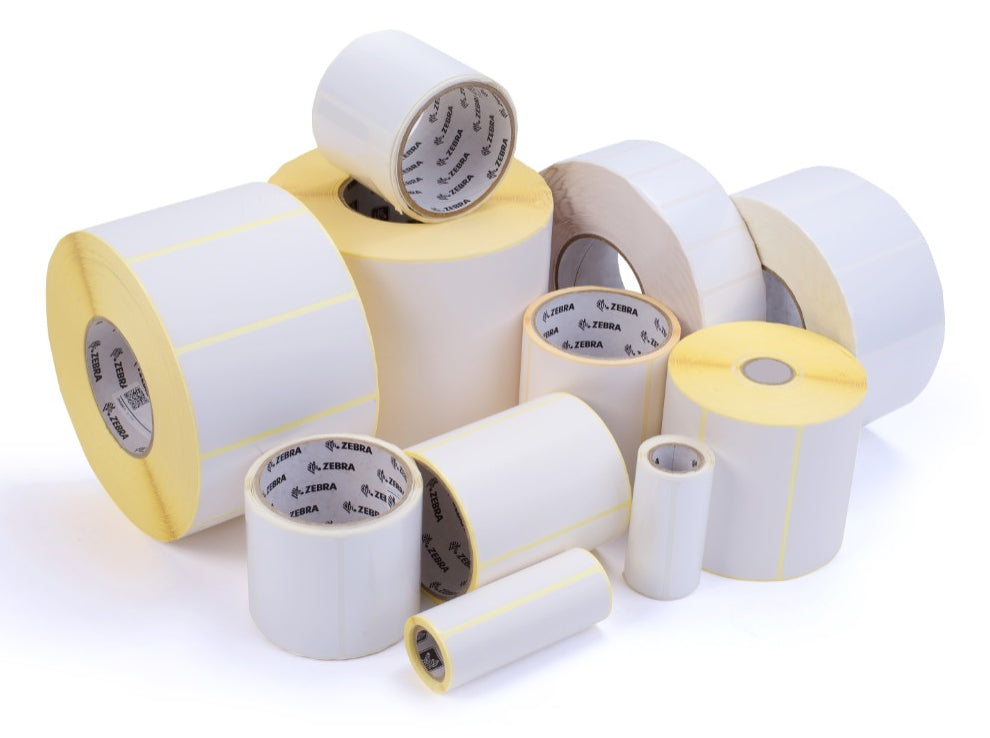 Zebra Druckeretiketten Z-Perform 1000D, 38 mm × 38 mm, weiss, papier, permanent, 20 Rollen