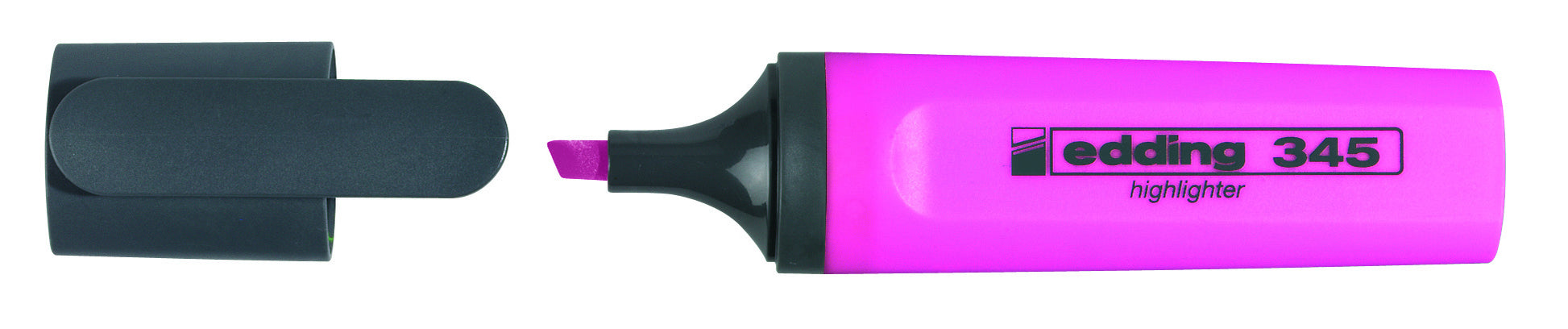 Edding 345 Textmarker – Pink, Keilspitze