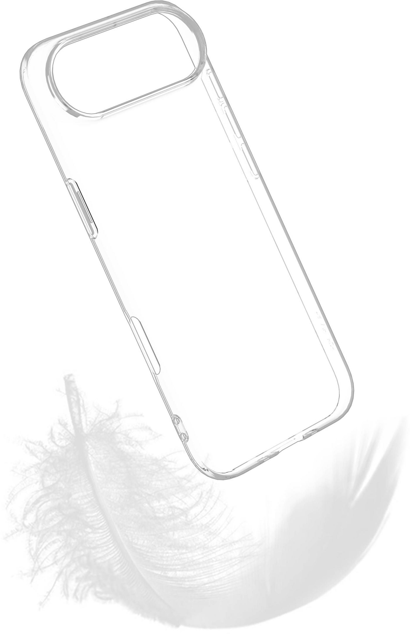 eSTUFF INFINITE (GRS) VIENNA Backcover – für Apple iPhone 17 Air, TPU, Transparent, bis 1,2 m sturzsicher