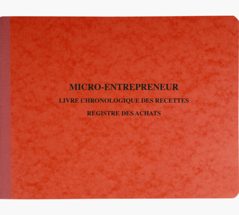 Exacompta Register 'Chronologisches Buch Mikro-Unternehmer' – 240 × 320 mm – 80 Seiten, 110 g/m²