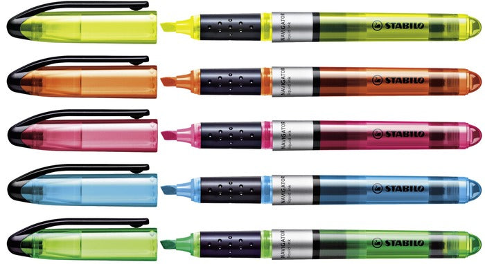 STABILO Navigator Textmarker Gelb – Keilspitze, 1–4 mm