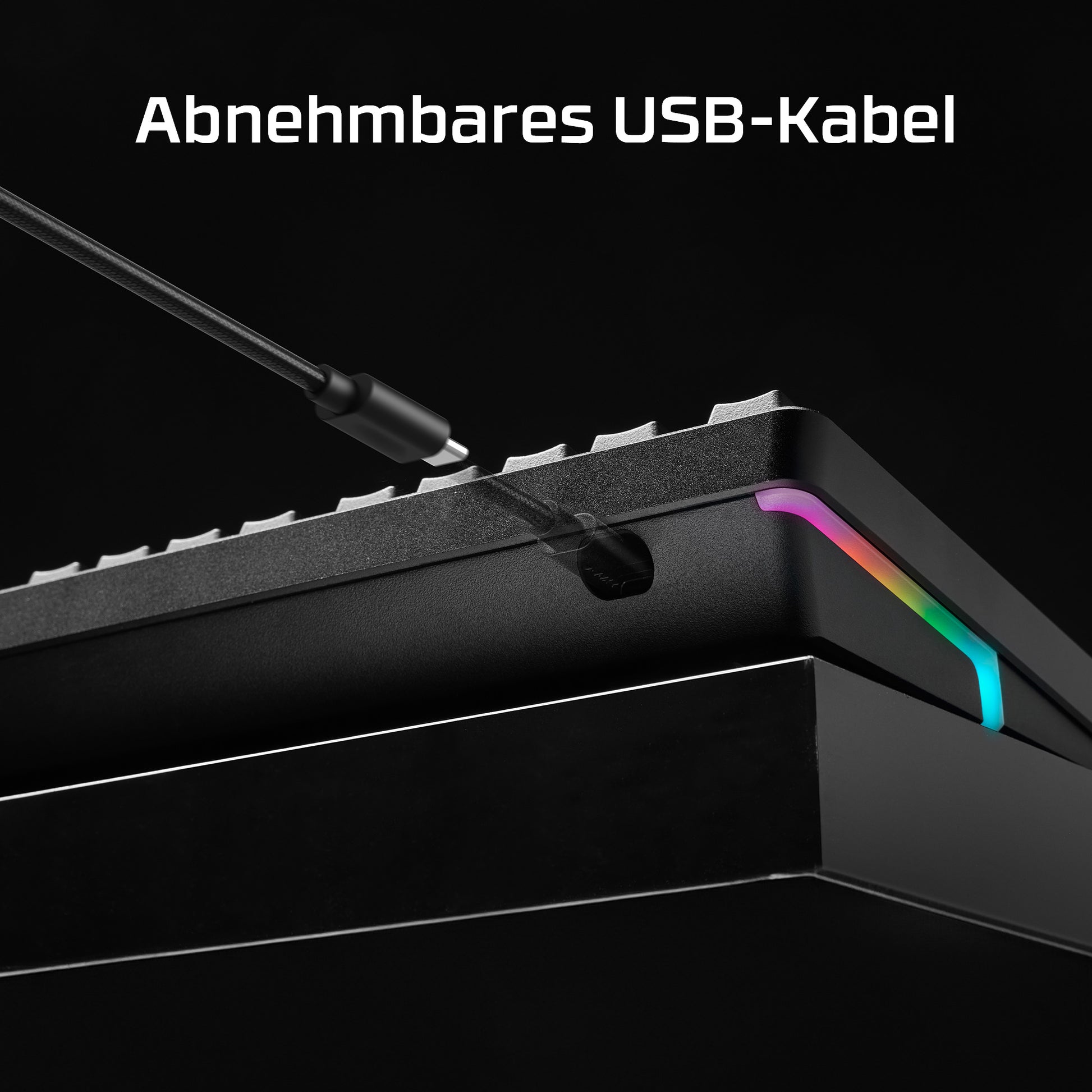 HyperX Alloy Rise 75 – Gaming-Tastatur 75% – mechanisch, RGB – USB – schwarz
