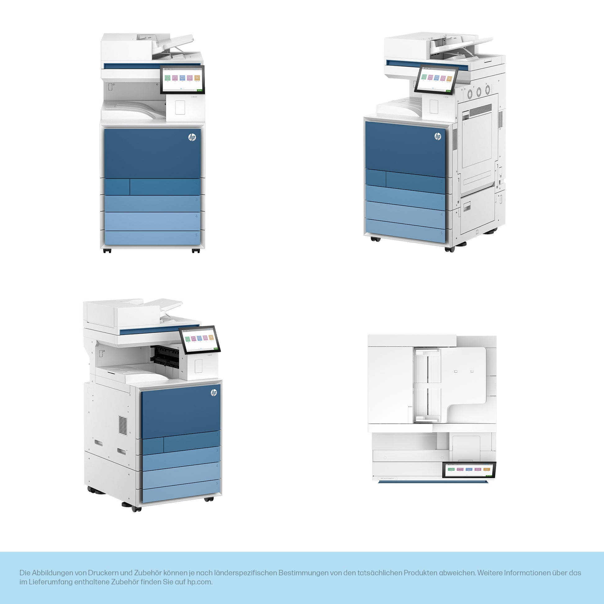 HP Enterprise 8801dn – Farbiges Laser-MFP – 60 ppm S/W
