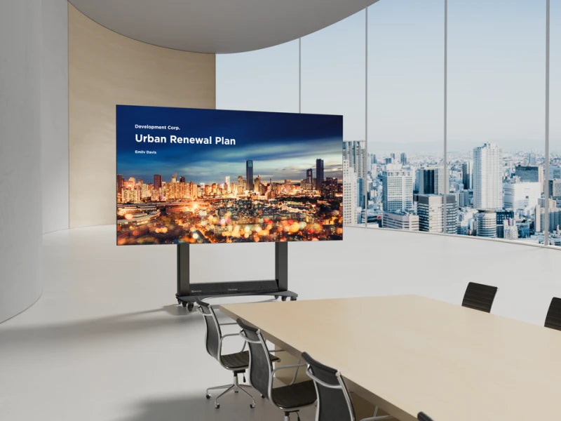 Viewsonic LDS138-151 – Signage-Display, 138", faltbar, motorisierter Trolley, AI
