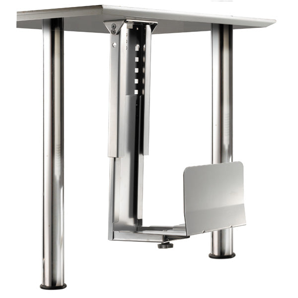 ROLINE CPU-Halterung (Untertisch) – bis 30 kg, silber, Stahl