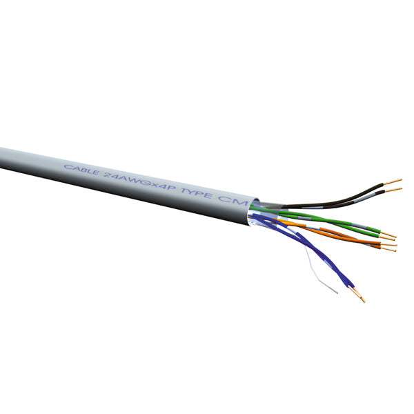 ROLINE UTP-Kabel Cat.6 – 300 m, U/UTP, Litze, PVC, Grau