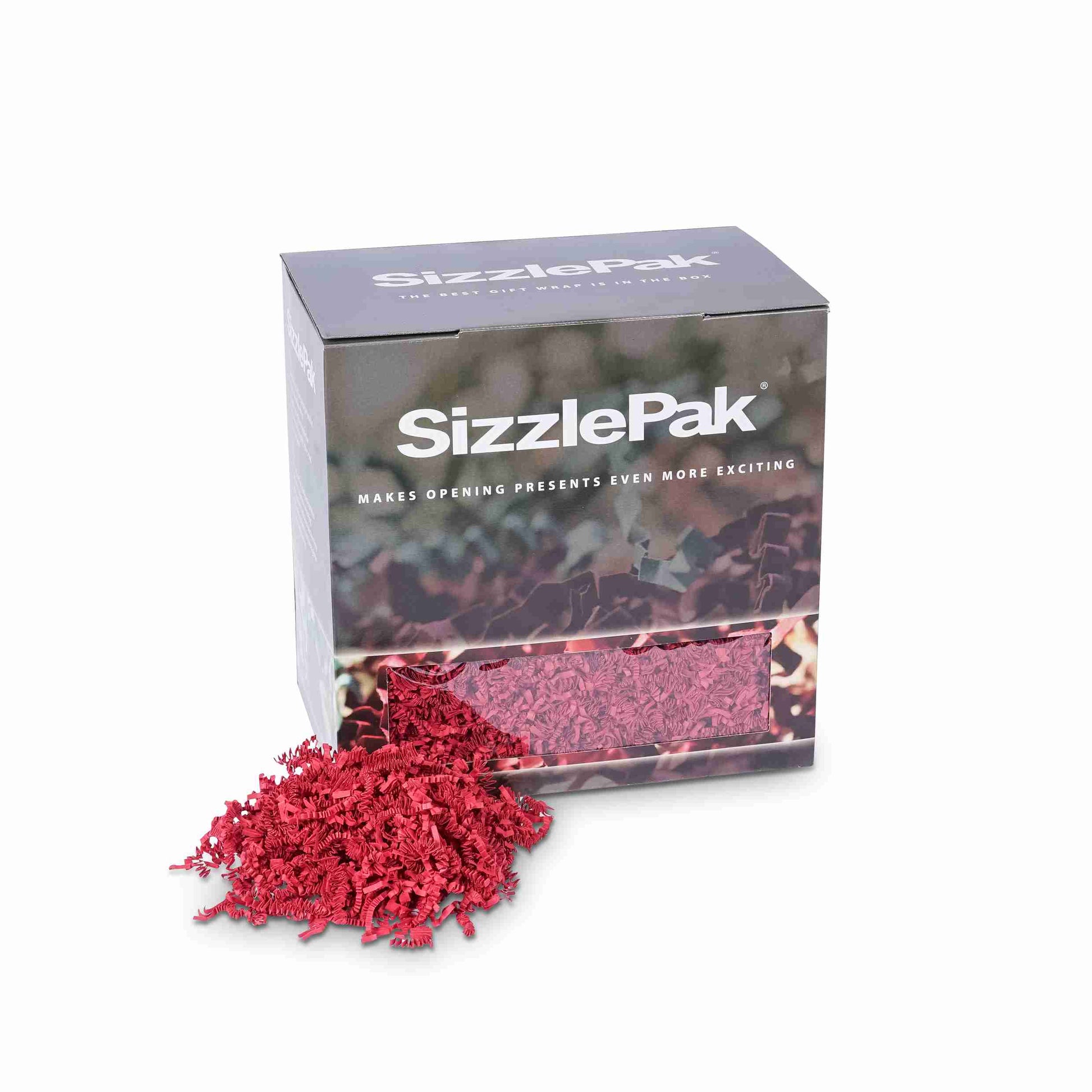 Sizzlepak Füllmaterial (Chips) – 1,6 kg – Papier – dunkelrot – 1 Stk., ab 5 Stk.
