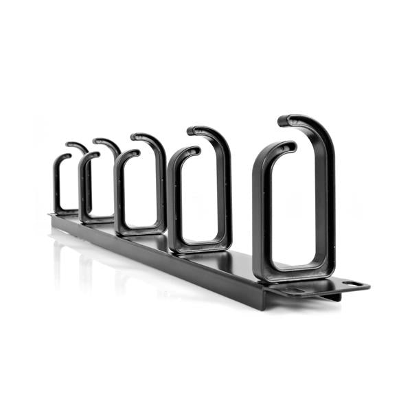StarTech.com Kabelmanagementtafel – 19" Rack, 1U, 483×88,6×43 mm, Schwarz