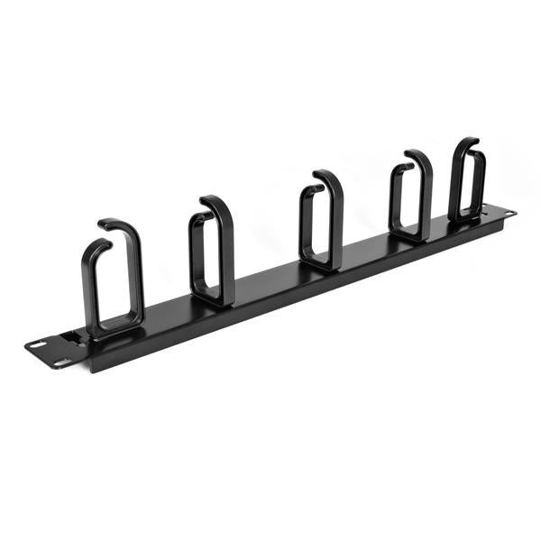 StarTech.com Kabelmanagementtafel – 19" Rack, 1U, 483×88,6×43 mm, Schwarz