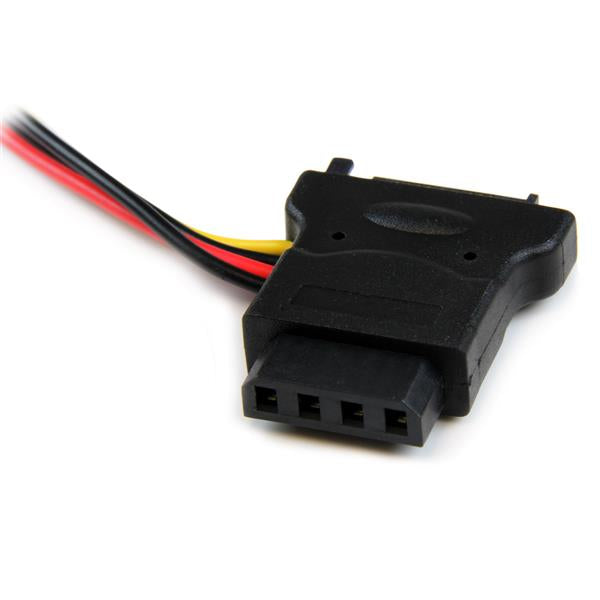 StarTech.com SATA 15-Pin zu Molex (4-Pin) Adapter – 0,153 m – Schwarz