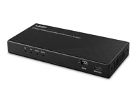 Lindy HDMI-Splitter, 2-Port, 8K60, Audio-Extraktor