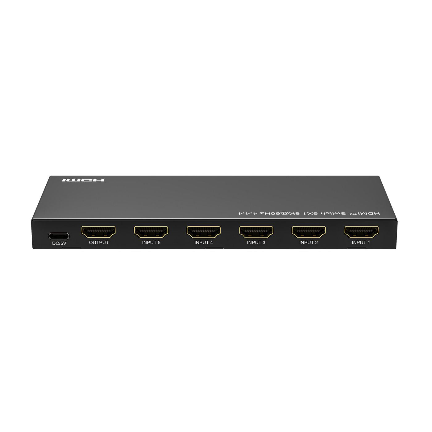 Microconnect MC-HDMISWITCH0501-8K – HDMI Switch, 5×1, 8K@60 Hz, HDCP 2.3, Fernbedienung