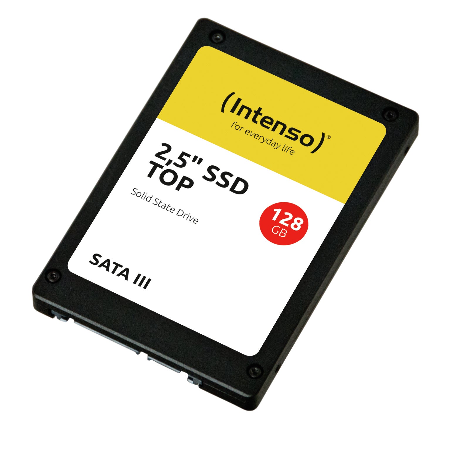 Intenso SSD Top 128 GB – 2,5" SATA III, 550/500 MB/s – für PC/Laptop