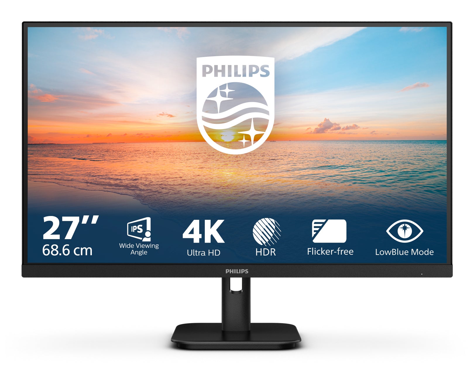 Philips 27E1N1800A/00 – Interaktives Touch-Display 27" – 4K UHD (3840 × 2160), IPS, 350 cd/m², blendfrei
