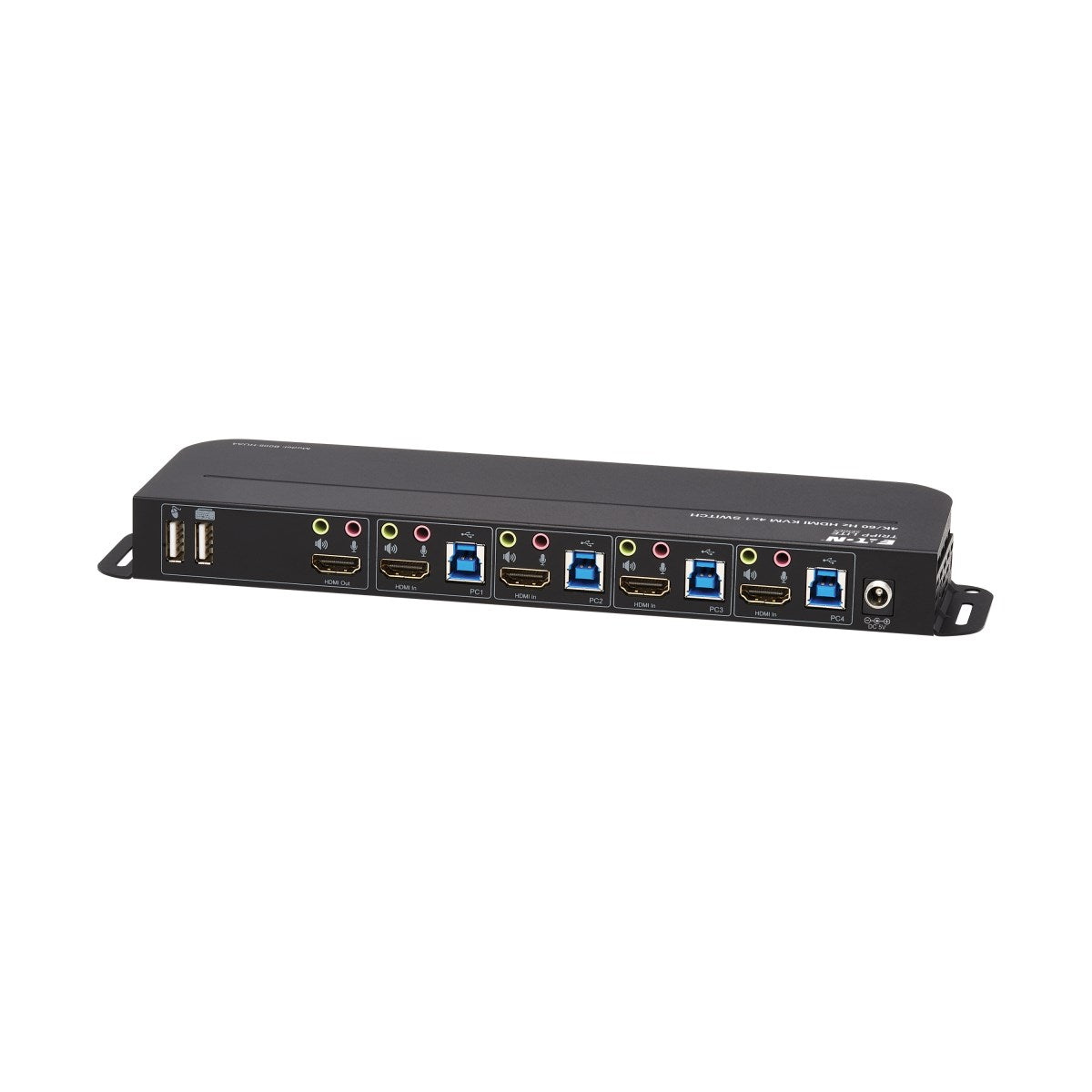 Tripp Lite B005-HUA4 – 4-Port HDMI KVM-Switch – 4K/60 Hz, USB 3.0-Hub, Audio