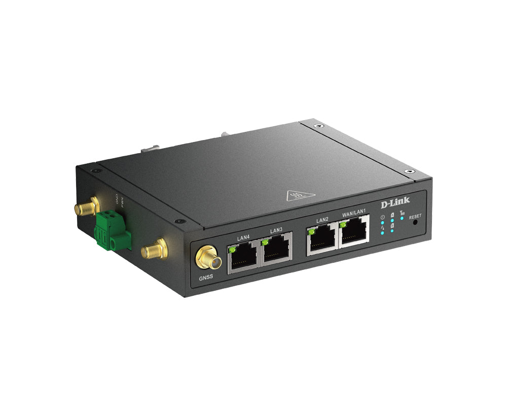D-Link DWM-530-T – VPN-Router – 4×LAN, Dual-SIM-Failover, IPSec/OpenVPN, DIN-Schiene