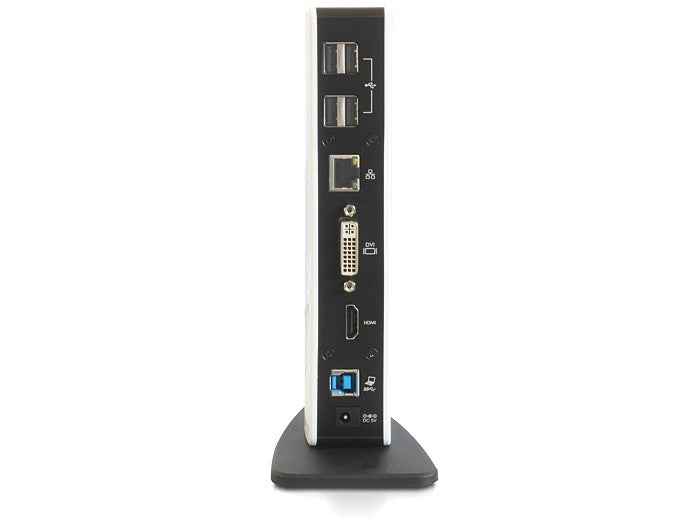 DeLOCK 87568 Dockingstation – USB 3.0, 1× HDMI, 1× DVI, 6× USB-A, GbE, 3,5 mm Audio, für Windows/Mac