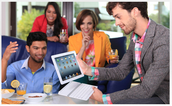 Logitech Tablet- & Notebook-Tasche – für iPad 2, 3, 4, Weiss