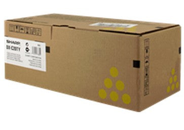 Sharp Toner – gelb, 6000 Seiten – für Farb-Laserdrucker/Multifunktionsgeräte