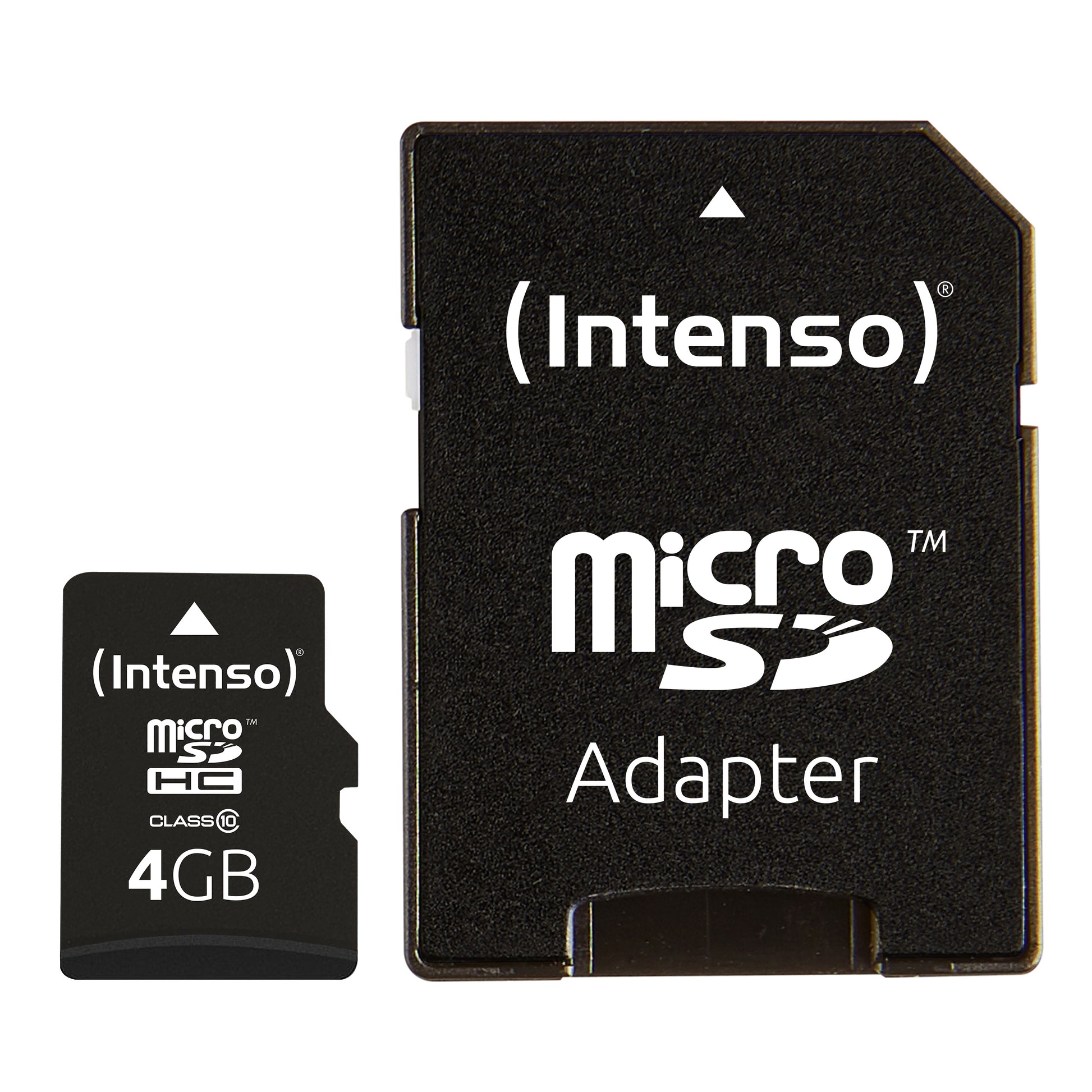 Intenso microSDHC 4 GB – Class 10, 25 MB/s Lesen, inkl. SD-Adapter