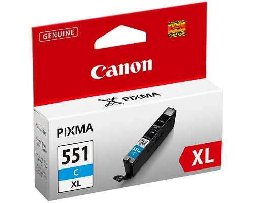 Canon CLI-551XL Cyan Tintenpatrone (Original) – 665 Seiten – für Canon PIXMA MG6350