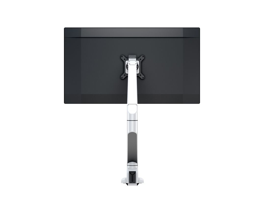 Multibrackets Gasliftarm HD 5617 – Monitorarm, bis 32", VESA 75 × 75 mm, 21 kg, Drehen, Weiss