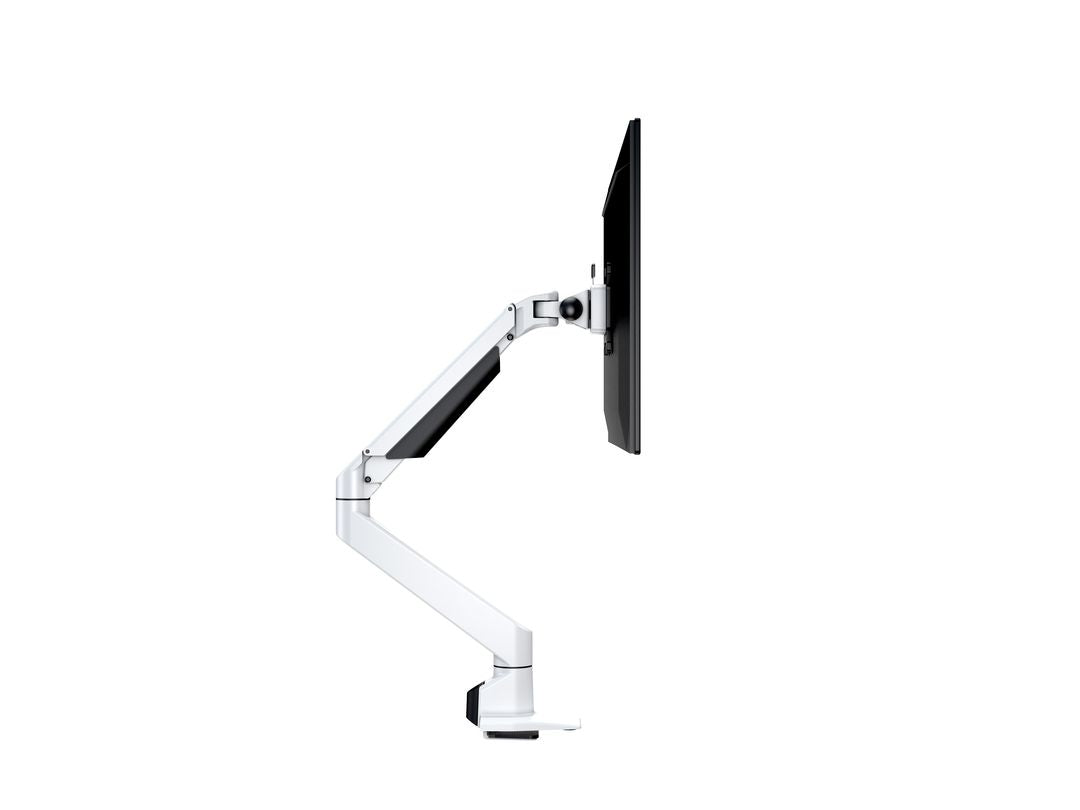 Multibrackets Gasliftarm HD 5617 – Monitorarm, bis 32", VESA 75 × 75 mm, 21 kg, Drehen, Weiss