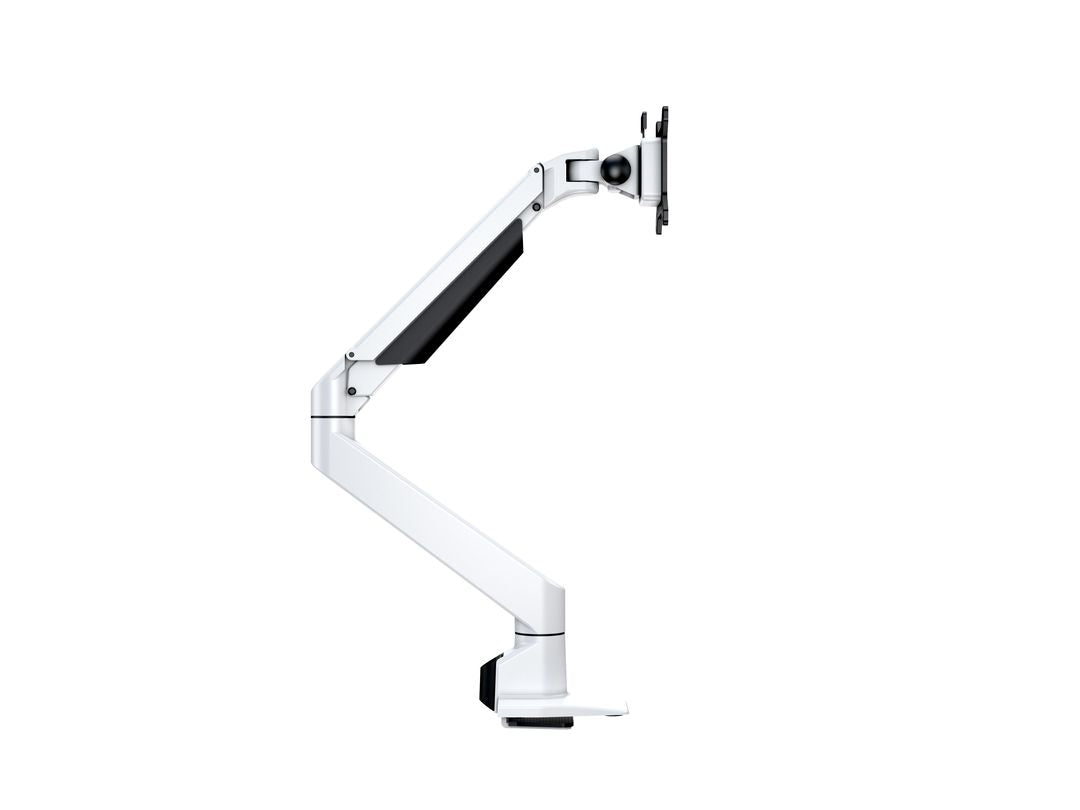 Multibrackets Gasliftarm HD 5617 – Monitorarm, bis 32", VESA 75 × 75 mm, 21 kg, Drehen, Weiss