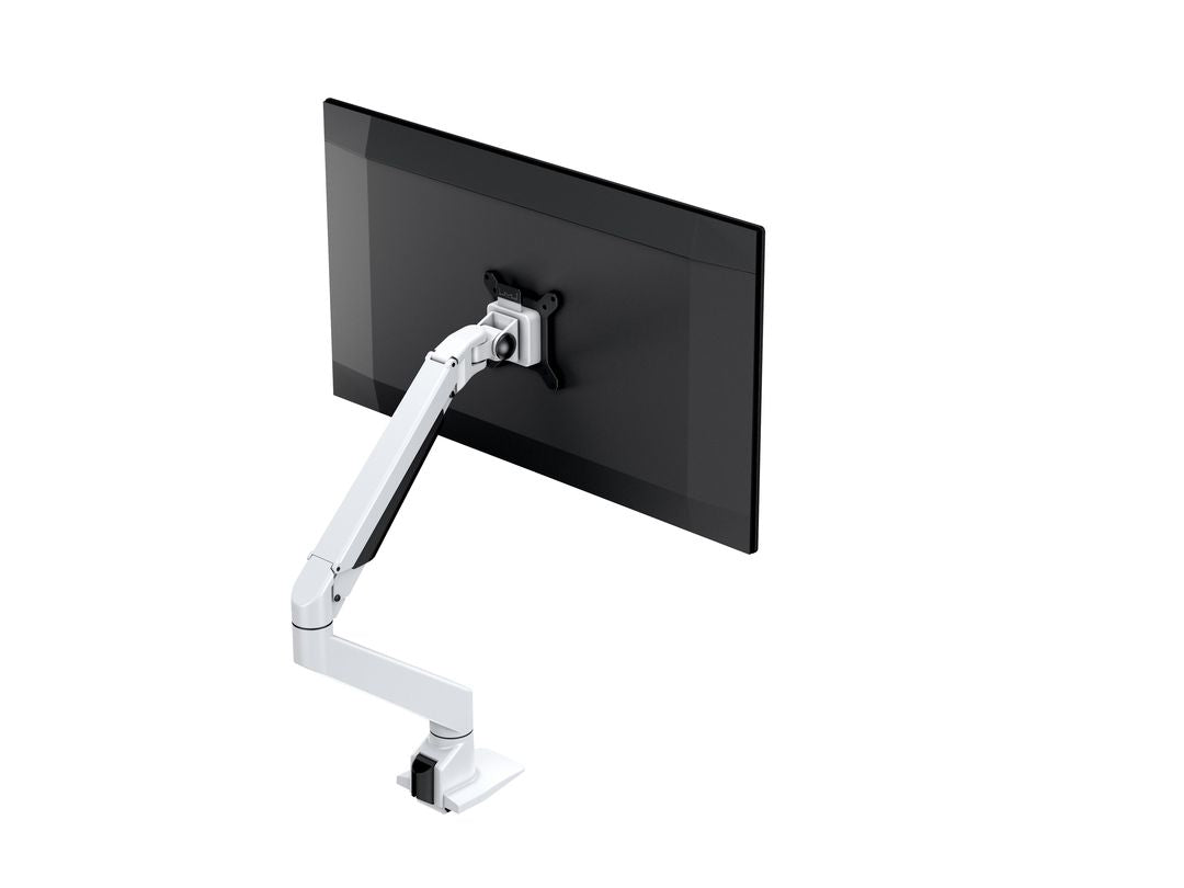 Multibrackets Gasliftarm HD 5617 – Monitorarm, bis 32", VESA 75 × 75 mm, 21 kg, Drehen, Weiss