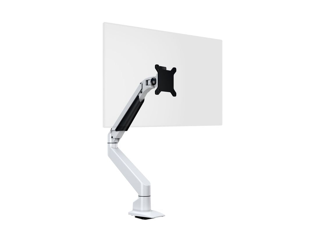 Multibrackets Gasliftarm HD 5617 – Monitorarm, bis 32", VESA 75 × 75 mm, 21 kg, Drehen, Weiss
