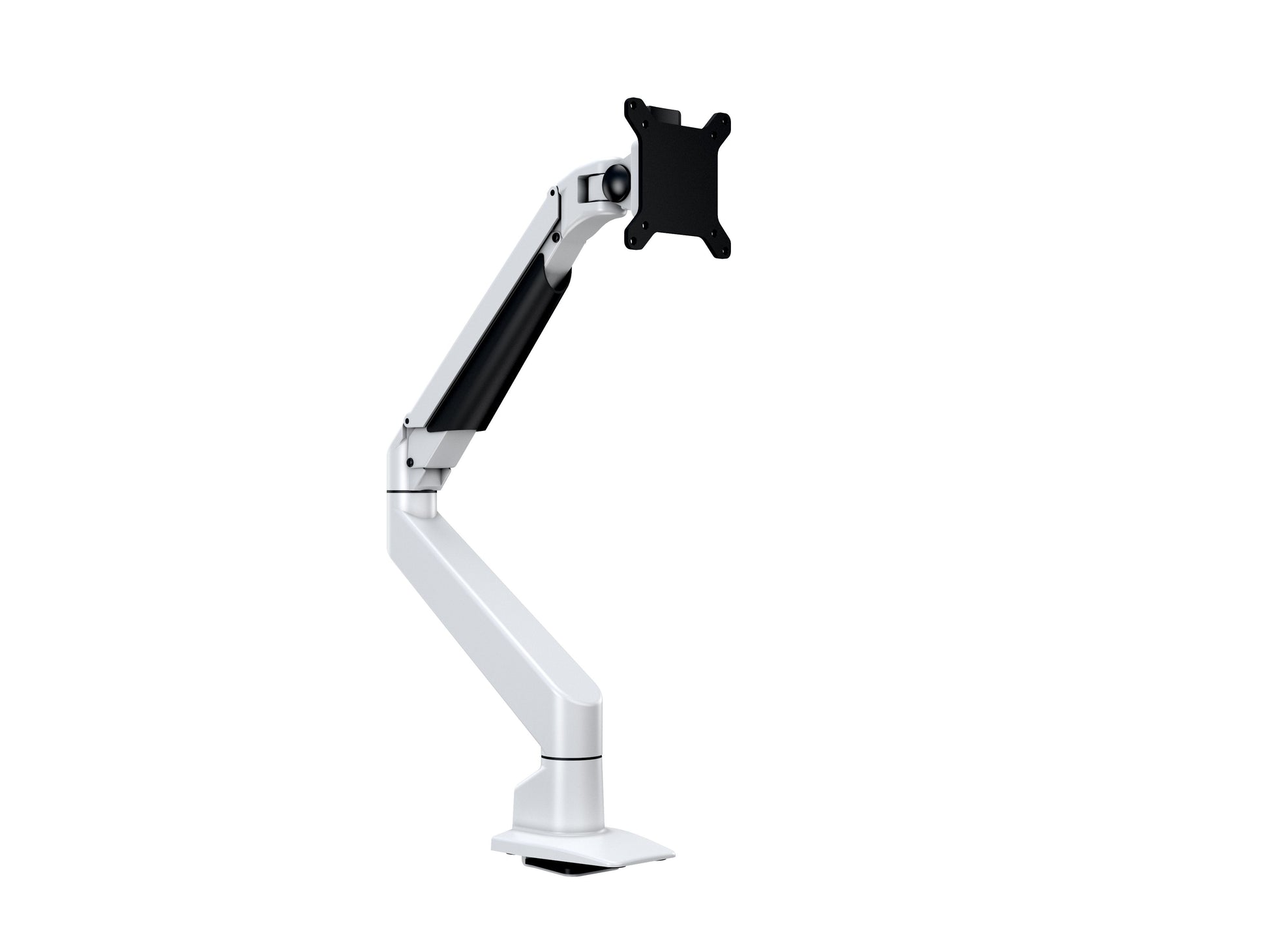 Multibrackets Gasliftarm HD 5617 – Monitorarm, bis 32", VESA 75 × 75 mm, 21 kg, Drehen, Weiss