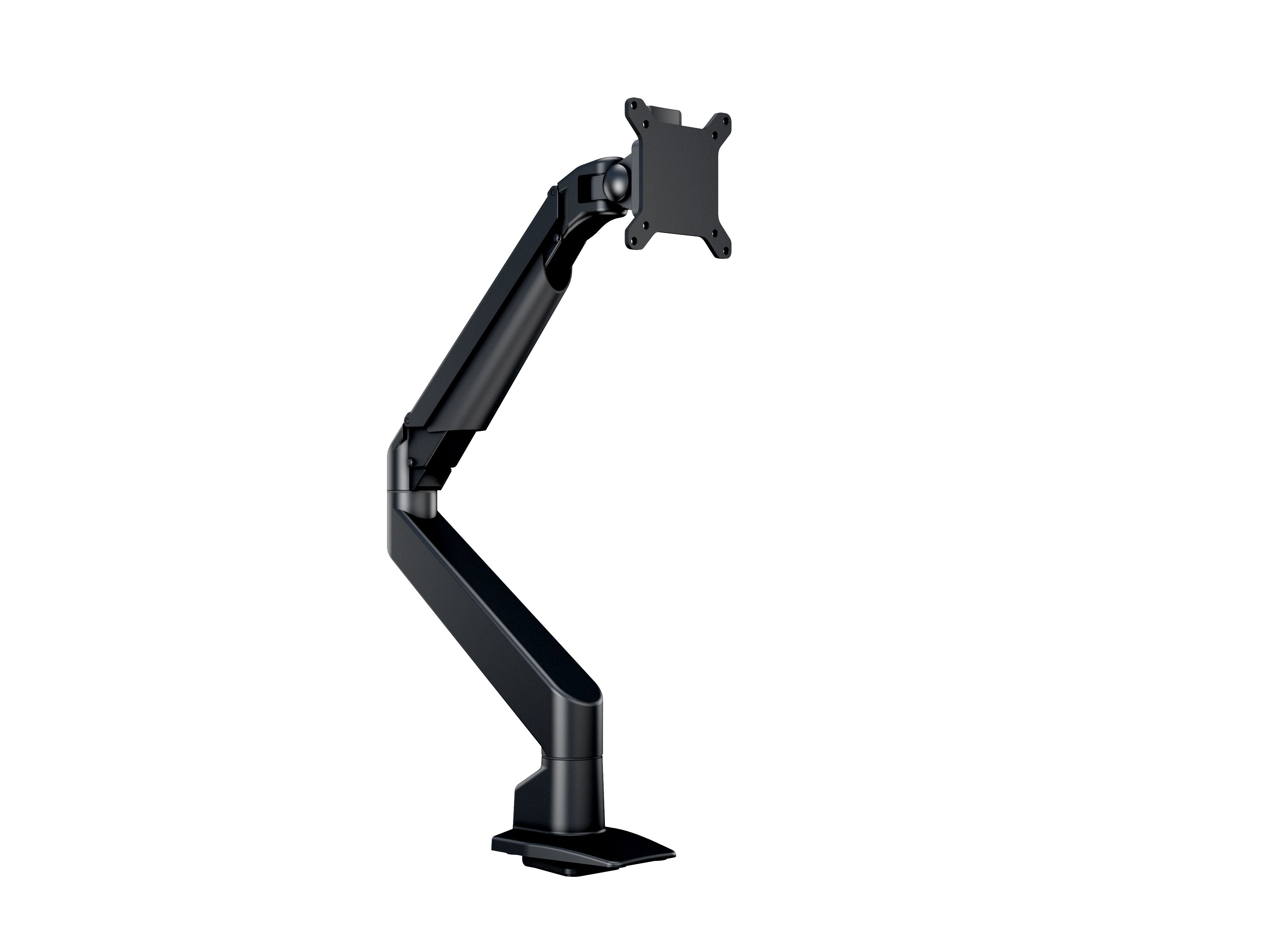 Multibrackets Monitorarm, Single, bis 32", VESA 75 × 75 mm, 10 kg, neigbar, schwarz
