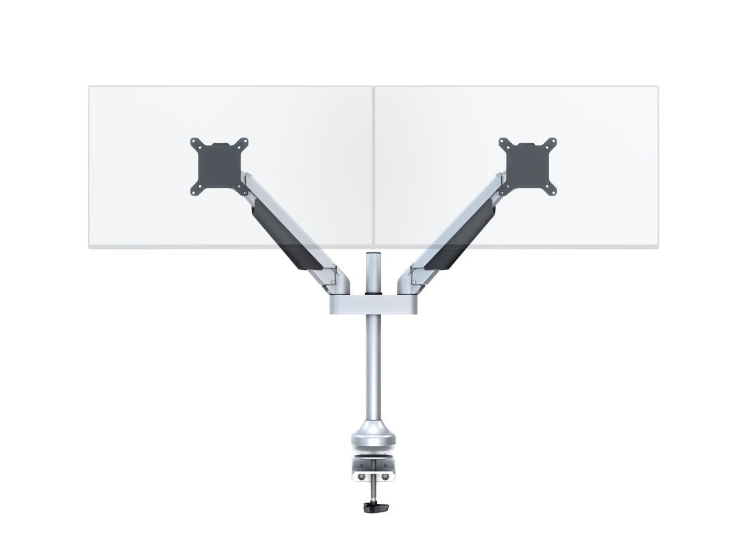 Multibrackets Tischständer Duo 7198 – Tischhalterung, Dual, Standfuss, bis 32", VESA 100 × 100 mm, 10 kg, drehbar