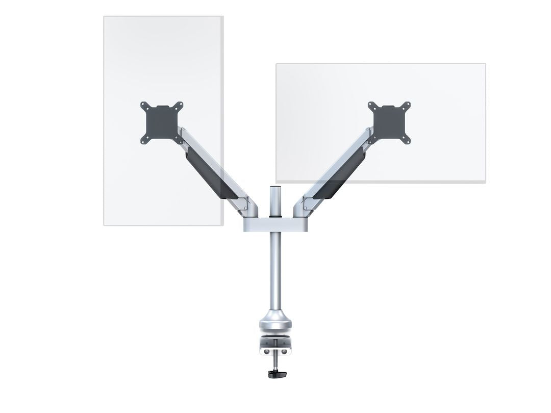 Multibrackets Tischständer Duo 7198 – Tischhalterung, Dual, Standfuss, bis 32", VESA 100 × 100 mm, 10 kg, drehbar