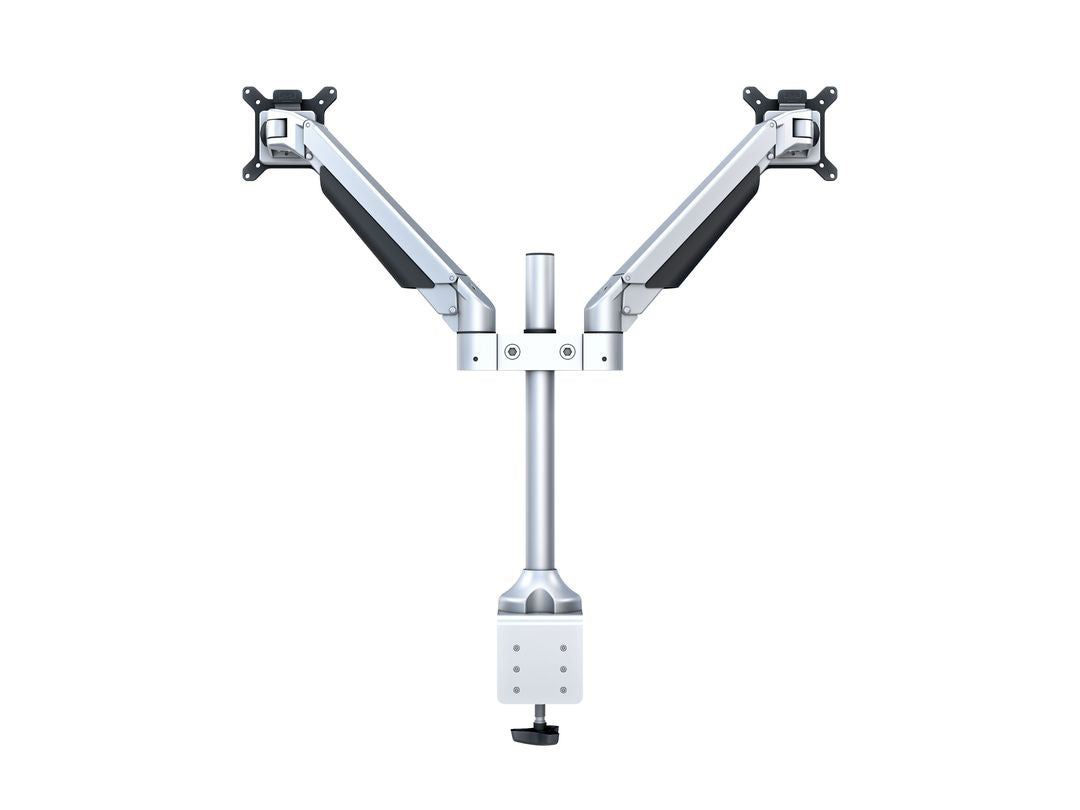Multibrackets Tischständer Duo 7198 – Tischhalterung, Dual, Standfuss, bis 32", VESA 100 × 100 mm, 10 kg, drehbar