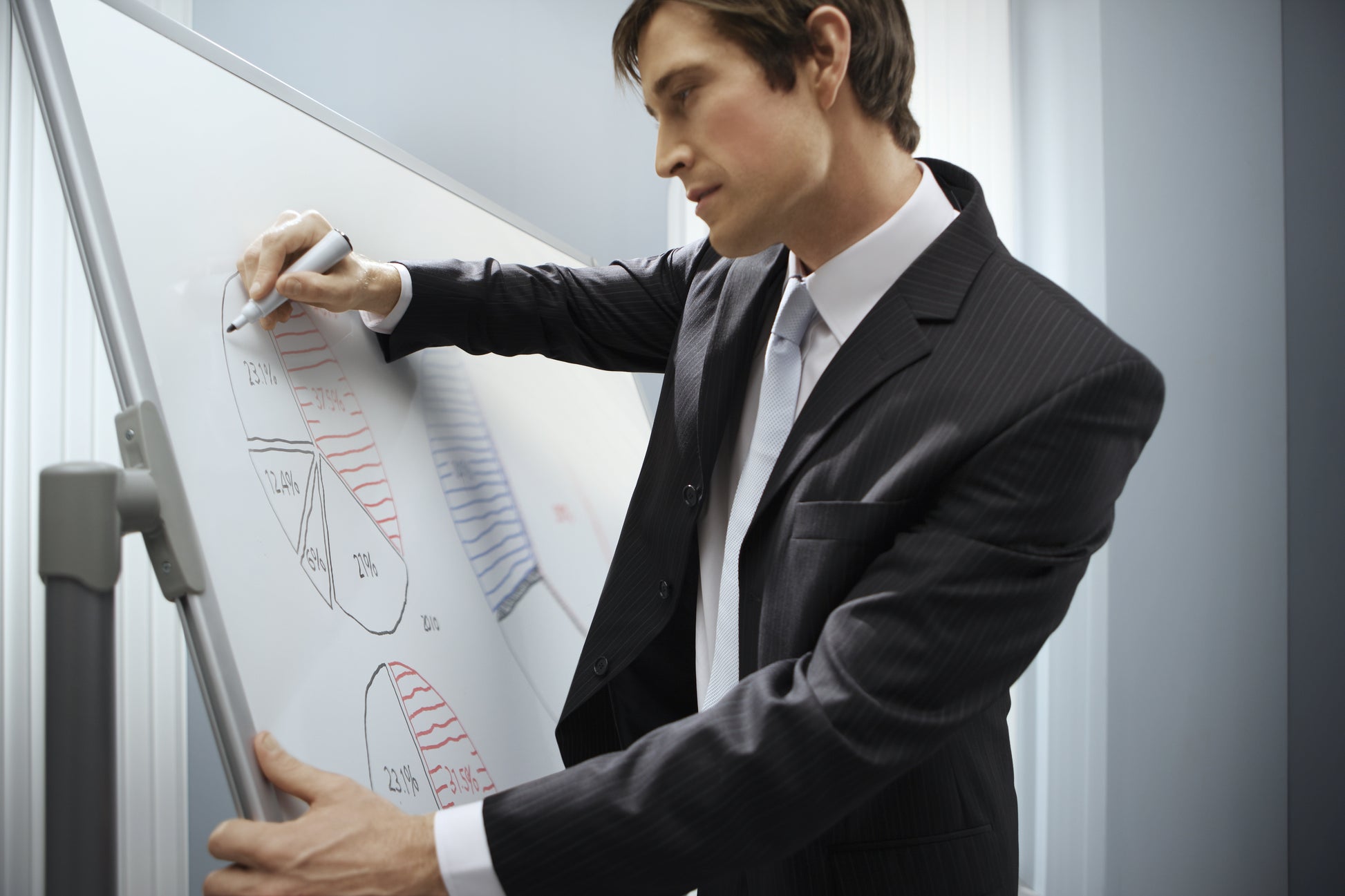 Nobo Whiteboard – 150 × 120 cm, lackierter Stahl, magnetisch, Alu-Rahmen, mit Ständer, beidseitig, drehbar