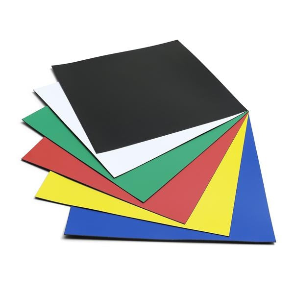 Nobo Magnetbogen für Planungstafeln, 150 × 150 mm, Kunststoff, zuschneidbar, sortiert, 6 Stk.