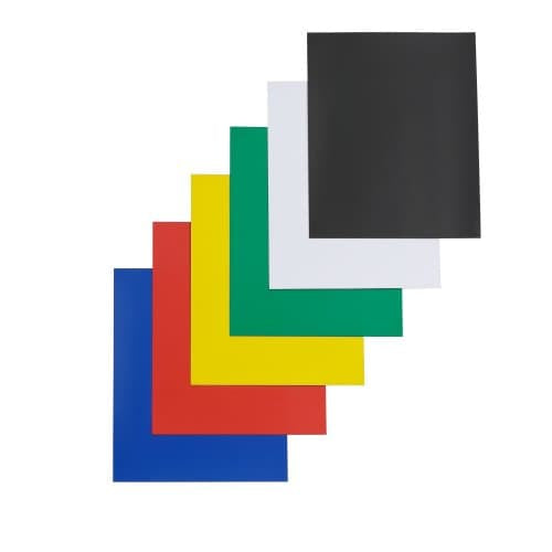 Nobo Magnetbogen für Planungstafeln, 150 × 150 mm, Kunststoff, zuschneidbar, sortiert, 6 Stk.