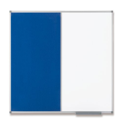 Nobo Whiteboard – 90 × 60 cm, lackierter Stahl/Filz, magnetisch, Aluminiumrahmen, Wandmontage