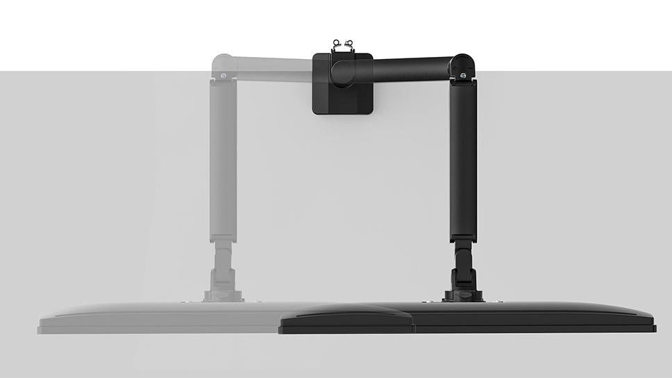 Neomounts NEXT Slim DS70-250BL1 – Monitorarm, bis 35", VESA 75 × 75/100 × 100 mm, 9 kg, Gasfeder, schwarz
