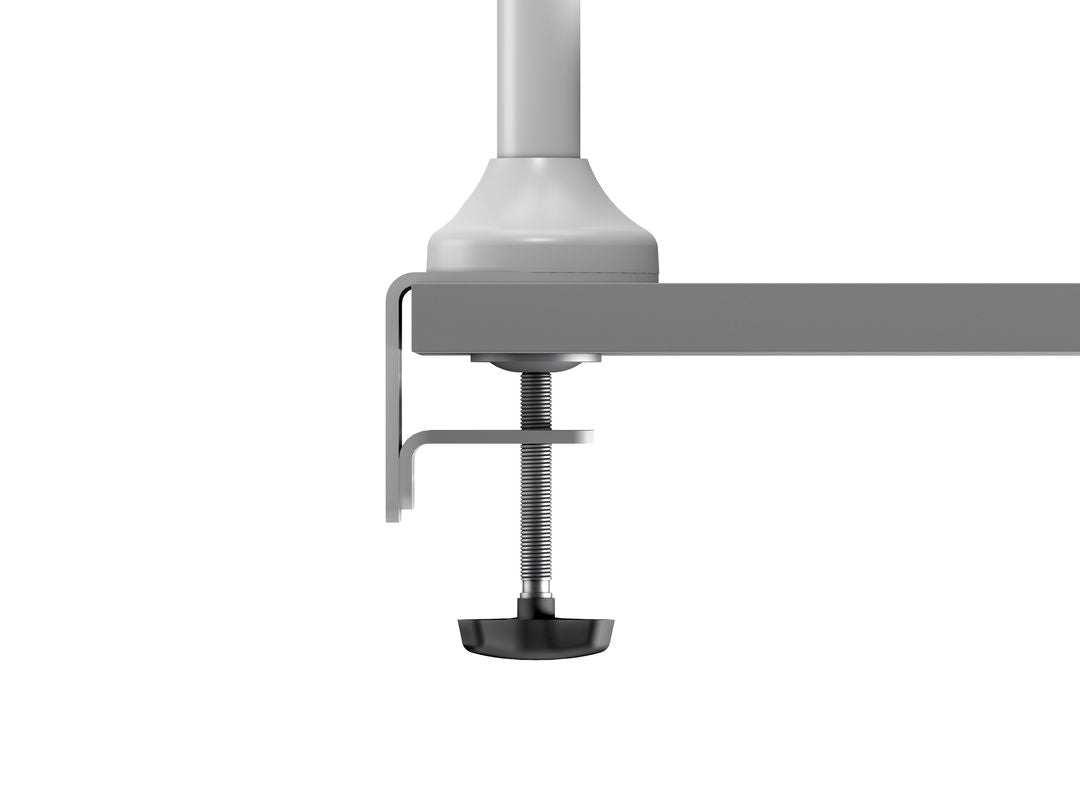 Multibrackets Monitorarm, Dual, bis 32", 10 kg, neigbar, weiss