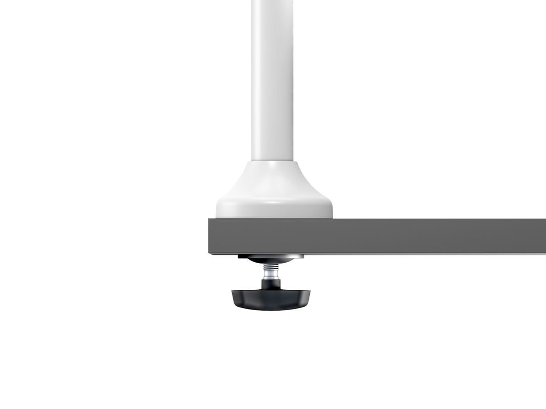 Multibrackets Monitorarm, Dual, bis 32", 10 kg, neigbar, weiss